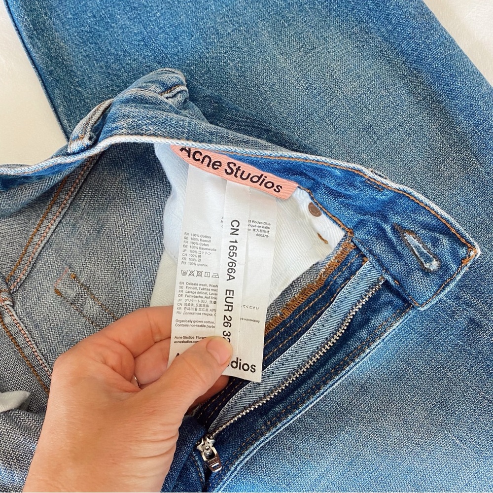 Acme Studio Vintage 1993 Denim in Rodeo Blue - Picture 9 of 10